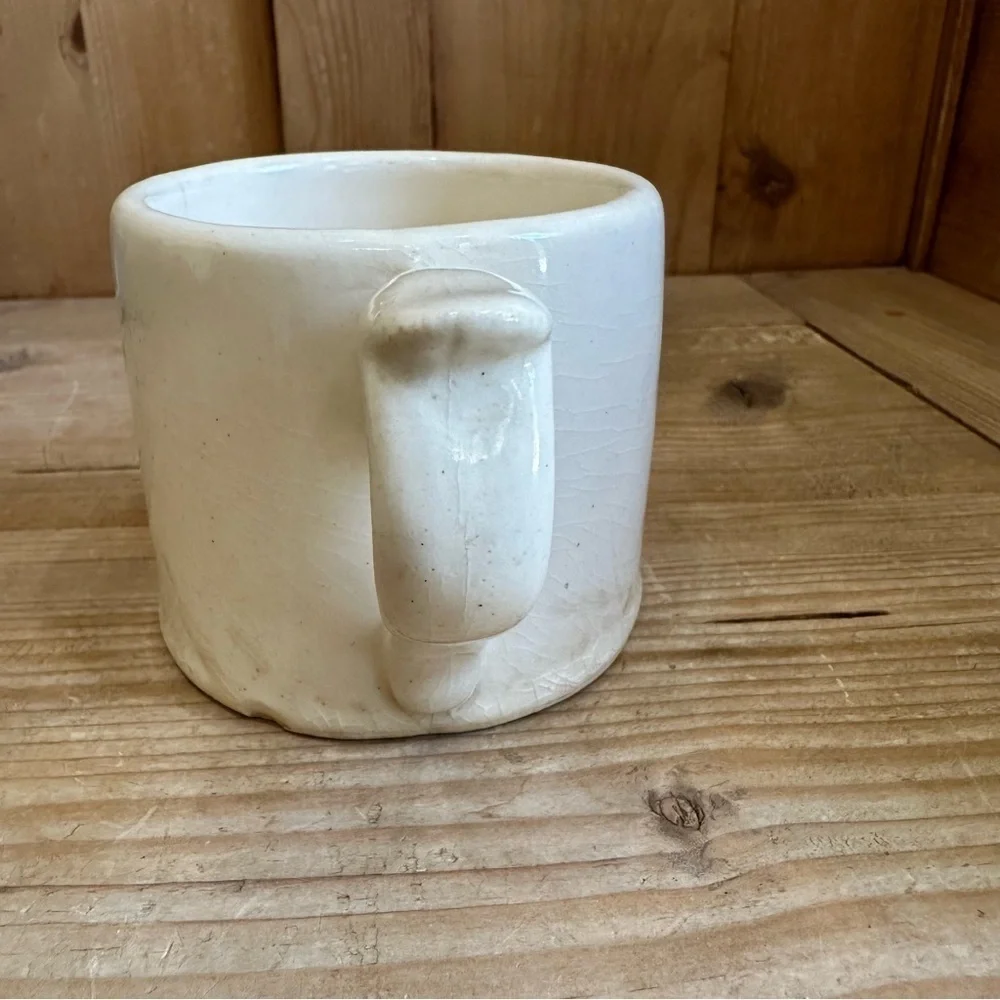 Vintage Old Spice Ship Friendship Shaving Mug Ivory Color Stoneware USA